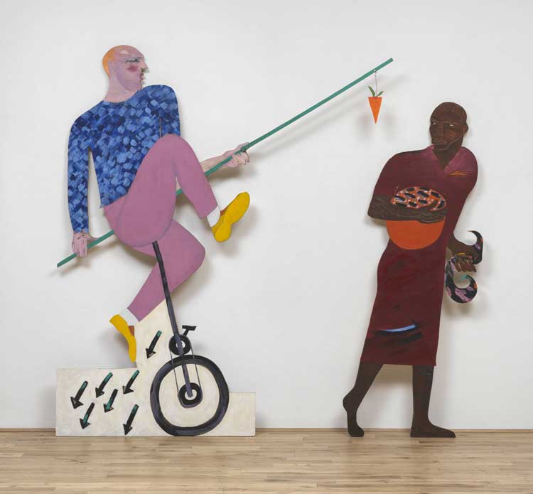 Lubaina Himid. The Carrot Piece, 1985. Tate. © Lubaina Himid, courtesy the artist and Hollybush Gardens, London.