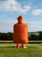 Erwin Wurm, Big Mutter, 2015. Installation view at Yorkshire Sculpture Park, 2023. Courtesy Studio Erwin Wurm and Thaddaeus Ropac Gallery. Photo: © Jonty Wilde, courtesy YSP.