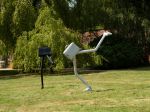 Erwin Wurm, Trip, 2021; Dance, 2021. Installation view at Yorkshire Sculpture Park, 2023. Courtesy Studio Erwin Wurm and Thaddaeus Ropac Gallery. Photo: © Jonty Wilde, courtesy YSP.