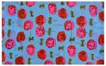 Andy Warhol. Textile of Candy Apples, silk by Stehli Silks. © 2022 The Andy Warhol Foundation for the Visual Arts, Inc. Licensed by DACS, London.