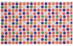 Andy Warhol. Textile of buttons, multi-coloured colurway by Leon Rosenblatt, 1959-60. © 2022 The Andy Warhol Foundation for the Visual Arts, Inc. Licensed by DACS, London.