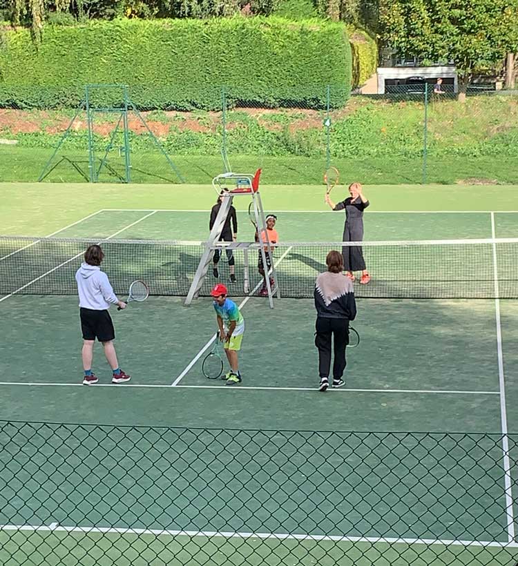 Stephen Willats. Social Resource Project for Tennis Clubs: Tennis Tournament, Saturday 8 October 2022. The Park Tennis Club, Nottingham. Photo: Bronac Ferran.