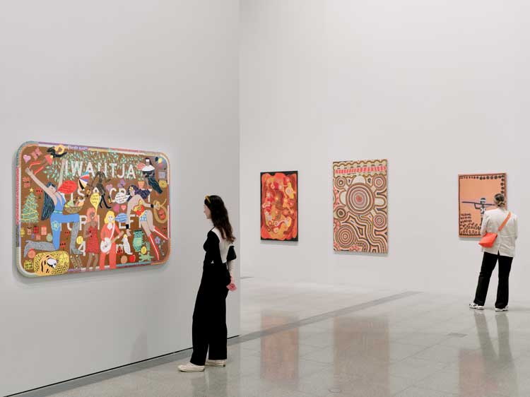 Installation view of Who Are You: Australian Portraiture at The Ian Potter Centre: NGV Australia from 25 March to 21 August 2022.   
Photo: Tom Ross.