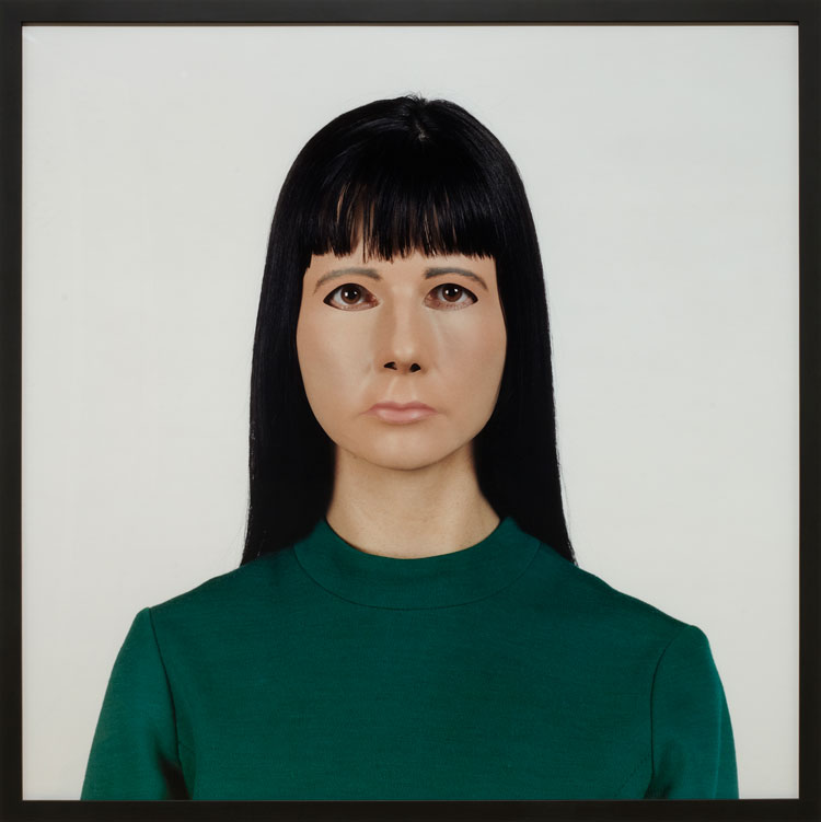 Gillian Wearing, Self-Portrait, 2000. Framed chromogenic print, 67 3/4 x 67 3/4 x 1 in (172 x 172 x 2.5 cm). © Gillian Wearing, courtesy Maureen Paley, London; Tanya Bonakdar Gallery, New York/Los Angeles; and Regen Projects, Los Angeles.