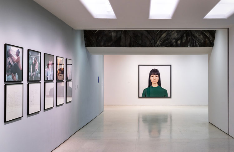 Installation view, Gillian Wearing: Wearing Masks, Solomon R. Guggenheim Museum, 5 November 2021 – 4 April 2022. Photo: David Heald © Solomon R. Guggenheim Foundation, 2021.