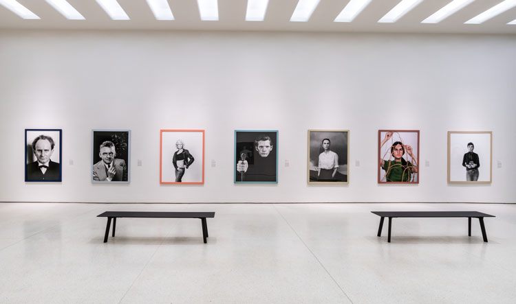 Installation view, Gillian Wearing: Wearing Masks, Solomon R. Guggenheim Museum, 5 November 2021 – 4 April 2022. Photo: David Heald © Solomon R. Guggenheim Foundation, 2021.