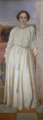 George Frederic Watts, Lady Dalrymple, 1851. Oil on canvas, 198 x 78.7 cm © Watts Gallery Trust.
