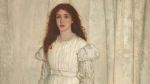 James Abbott McNeill Whistler, Symphony in White, No. 1: The White Girl, 1862 (detail). Oil on canvas, 213 x 107.9 cm.  National Gallery of Art, Washington, Harris Whittemore Collection.