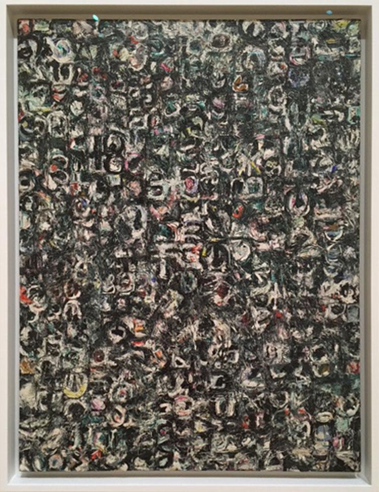 Lee Krasner. Untitled, 1949. Installation view. Photo: Veronica Simpson.