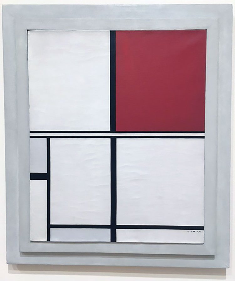 Marlow Moss. White, Black, Red and Grey, 1932. Installation view. Photo: Veronica Simpson.
