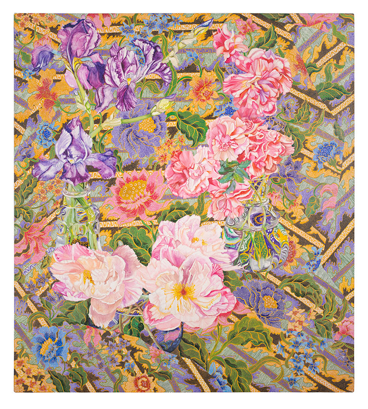 Sandra Sallin, Melasti, 1981. Oil on canvas, 42 × 36 in (106.68 × 91.44 cm). Courtesy of the artist. Photo: Zak Kelley.