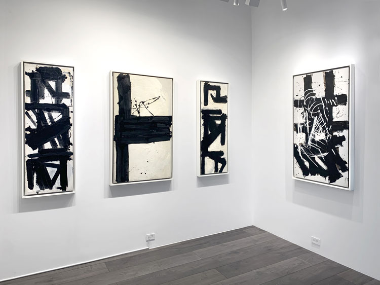 Epilogue: Michael West’s Monochrome Climax, gallery view, 2021. Image courtesy of Hollis Taggart Gallery.