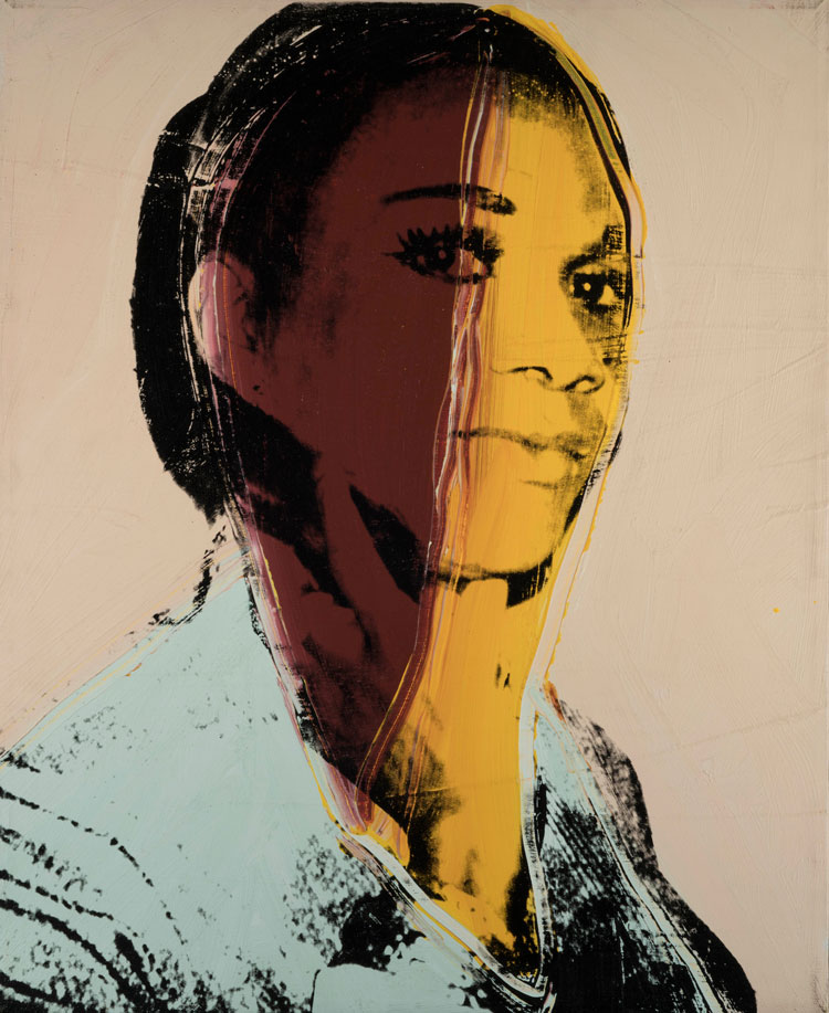Andy Warhol. Ladies and Gentlemen (Alphanso Panell), 1975. Acrylic paint and silkscreen ink on canvas, 81.3 x 66 cm. Italian private collection. © 2020 The Andy Warhol Foundation for the Visual Arts, Inc. / Licensed by DACS, London.