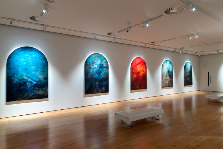 Jake Wood-Evans: Relic, installation view, the Gallery, Winchester Discovery Centre. Photo courtesy Unit London.