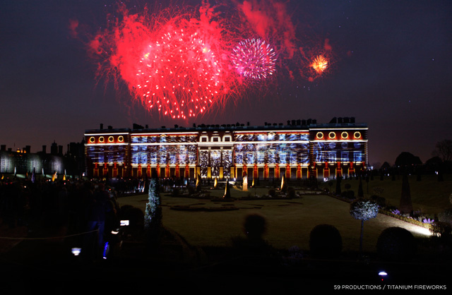 Hampton Court Palace 500th anniversary. Closing ceremony. 59 Productions.