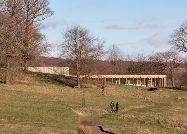 The Weston, Yorkshire Sculpture Park designed by Feilden Fowles. Photo: Peter Cook.