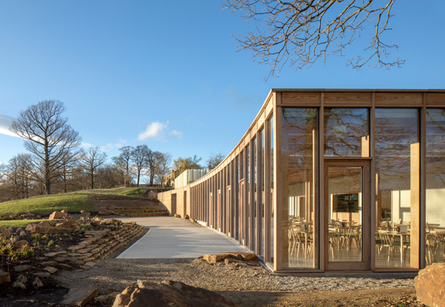 The Weston, Yorkshire Sculpture Park designed by Feilden Fowles. Photo: Peter Cook.