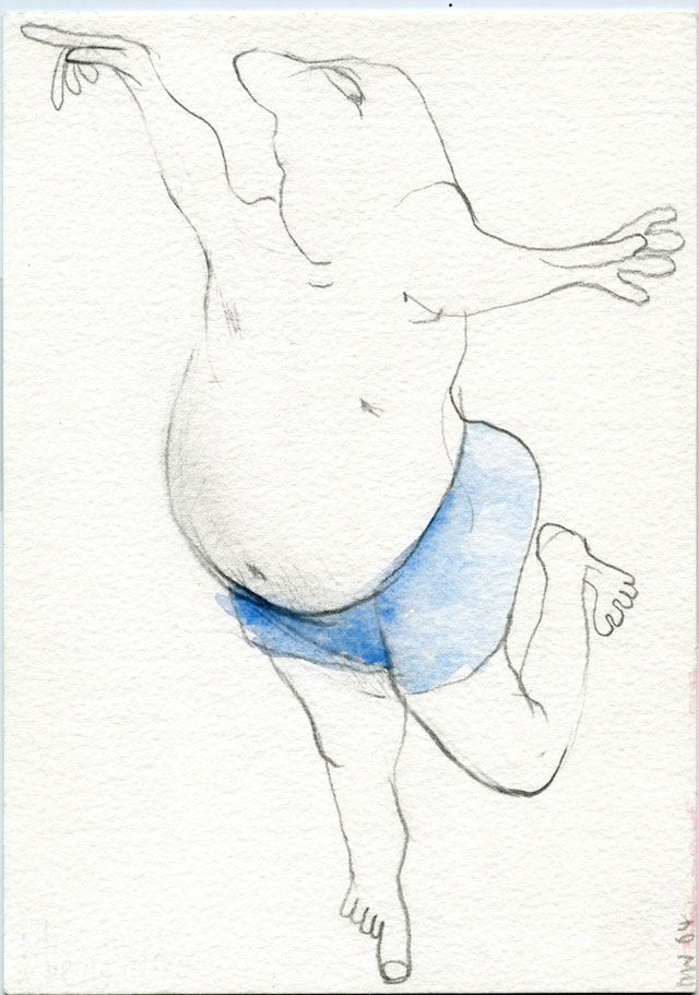 Nick Wadley, Big Man Dancing, 2004. From Nick Wadley in Gdansk, CCA Laznia, Gdansk, Poland.