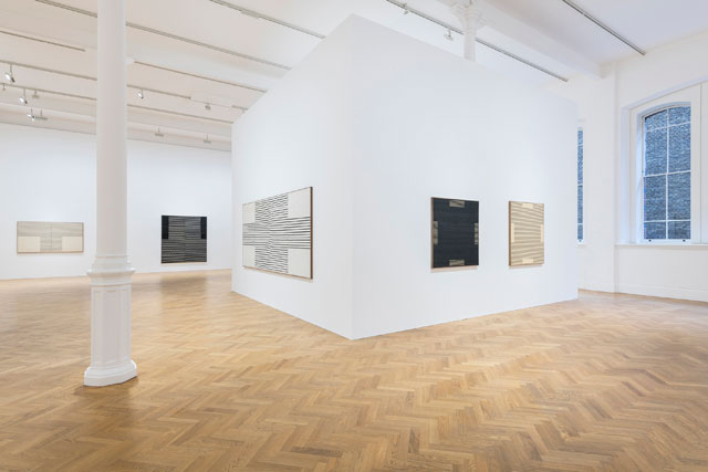 Brent Wadden: Sympathetic Resonance, installation view at Pace Gallery, London, 22 November 2018 to 10 January 2019. Copyright Brent Wadden, courtesy Pace Gallery.