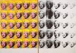 Andy Warhol. Marilyn Diptych, 1962. Acrylic, silkscreen ink, and graphite on linen, two panels: 80 7/8 x 114 in (205.4 x 289.6 cm) overall. Tate, London; purchase 1980 © The Andy Warhol Foundation for the Visual Arts, Inc. / Artists Rights Society (ARS) New York.
