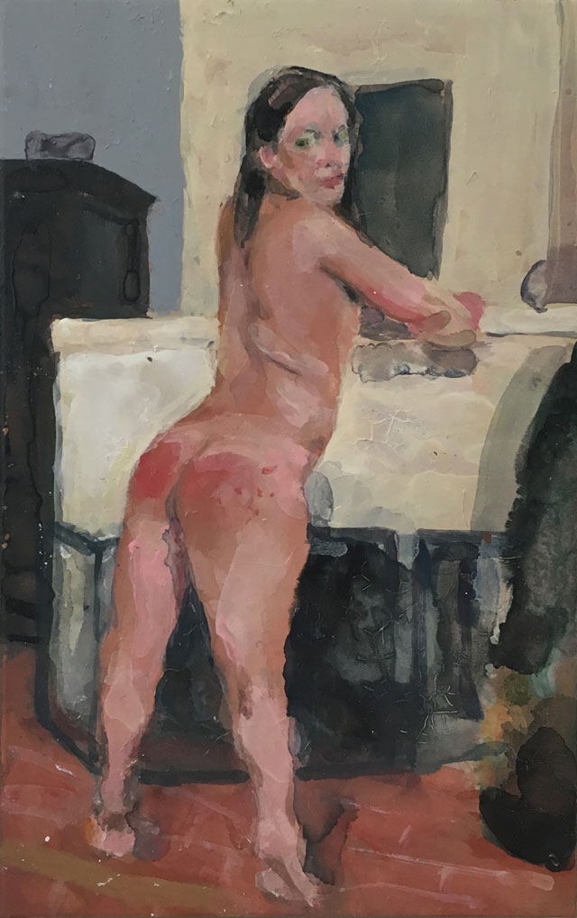 Geraldine Swayne. Buttastic, 2015. Enamel on copper, 10 x 7 cm.