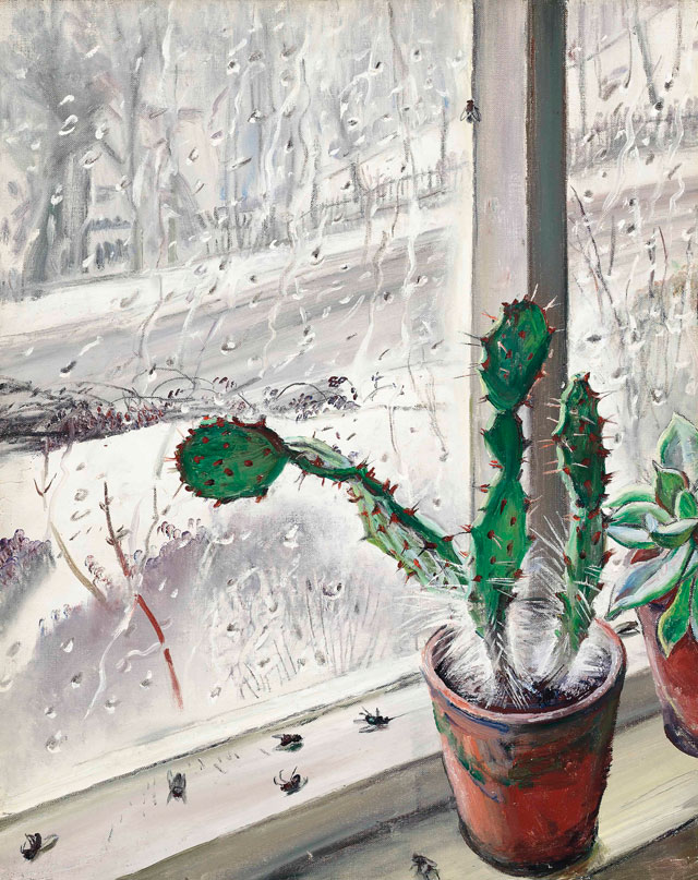 Laura Knight. Cactus, c1939. Oil on canvas, 50.8 x 40.7 cm. Private collection. © Reproduced with permission of The Estate of Dame Laura Knight DBE RA 2018. All Rights Reserved.