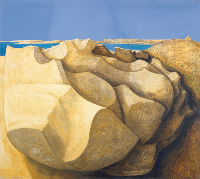 Wilhelmina Barns-Graham. Rocks, St Mary's, Scilly Isles, 1953. City Art Centre, City of Edinburgh Museums & Galleries. © Wilhelmina Barns-Graham Trust.