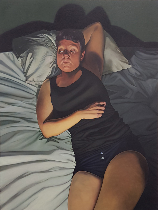 Sadie Lee. Sarah Jane Moon, 2018. Oil on canvas, 121 x 91 cm. © the artist.