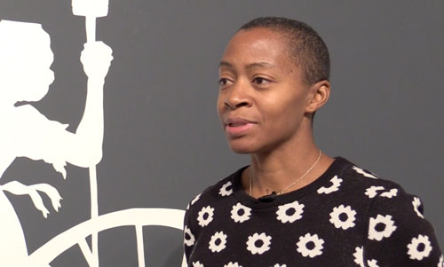 Kara Walker at the Camden Arts Centre, London on 10 October 2013. Photograph: Martin Kennedy.