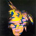 Andy Warhol. Self-portrait no. 9, 1986 (recto). Synthetic polymer paint and screenprint on canvas, 203.5 x 203.7 cm. National Gallery of Victoria, Melbourne. © Andy Warhol/ARS, New York. Licensed by VISCOPY, Sydney.