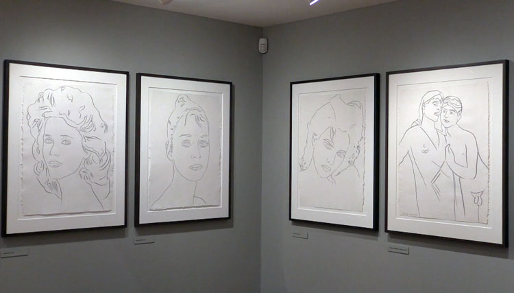 Andy Warhol: Works from the Hall Collection, installation view, Ashmolean Museum, Oxford, 2016. Photo: Martin Kennedy.