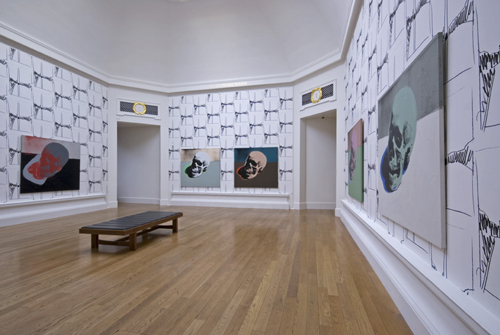 Photograph of the Skulls Room. © Art works licensed by the Andy Warhol Foundation for the Visual Arts, Inc/ARS, New York and DACS London 2007. Photograph by Michael Wolchover