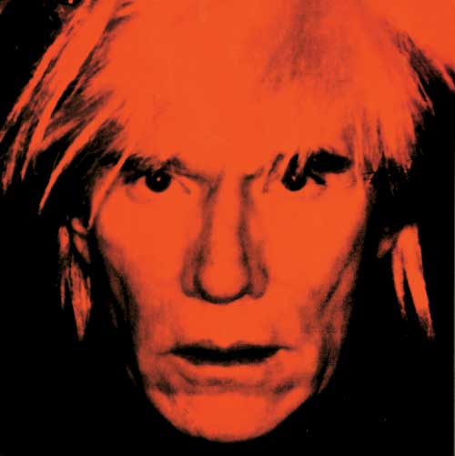 Self-Portrait, 1986. Synthetic polymer paint and silkscreen ink on canvas. 101.6 x 101.6 cm. The Andy Warhol Museum, Pittsburgh, Founding Collection, Contribution the Andy Warhol Foundation for the Visual Arts, Inc. © 2004 Andy Warhol Foundation for the Visual Arts / ARS, New York