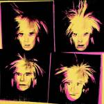 Self-Portrait, 1986. Synthetic polymer paint and silkscreen ink on canvas. 203.2 x 203.2 cm. National Gallery of Art, Washington, Gift of the Collectors Committee © 2004 Andy Warhol Foundation for the Visual Arts / ARS, New York
