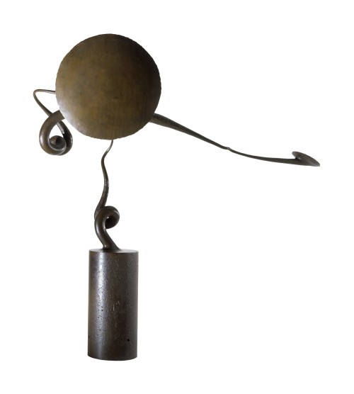 Brent Kington. Weathervane, 1978. Steel, paint; forged, painted. Gift of Thelma Klein, 1994.