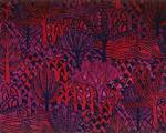 Larsen Design Studio. Bas Relief, 1968. Jack Lenor Larsen. Cotton velvet; resist dyed, Indigo dyed, printed, hand blocked. Photograph: Eva Heyd.