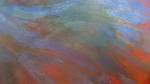 David Whitaker. Blue Flame, 1981. Oil on canvas, 244 x 229 cm. © David Whitaker. Courtesy Rebecca Hossack Gallery.