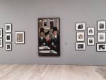 Installation view. Including Ben Shahn's The Passion of Sacco and Vanzetti, 1931-32. Tempera and gouache on canvas mounted on composition board. 84 × 48 in (213.4 × 121.9 cm). Whitney Museum of American Art, New York; Gift of Edith and Milton Lowenthal in memory of Juliana Force. © Estate of Ben Shahn / Licensed by VAGA, New York, NY. Photograph: Jill Spalding.