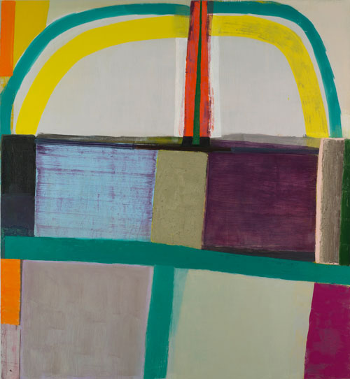 Amy Sillman. Mother, 2013-14. Oil on canvas, 91 x 84 in. (231.1 x 213.4 cm). Collection of the artist; courtesy Sikkema Jenkins Co., New York. Photograph: John Berens.