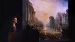 JMW Turner. The Decline of the Carthaginian Empire, exhibited 1817 (lecture). National Gallery film still, courtesy of Zipporah Films Inc.