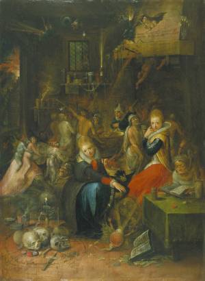 Frans Francken II. Witches' Sabbath, 1606. Oil on oak panel. © Victoria and Albert Museum, London.