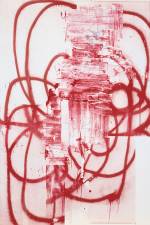 Christopher Wool. Untitled, 2001. Silkscreen ink on linen, 228.6 x 152.4 cm. © Christopher Wool.