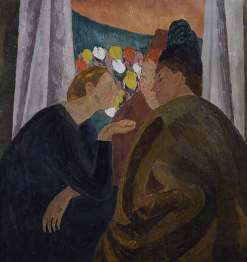 Vanessa Bell. A Conversation, 1913-16. © The Samuel Courtauld Trust/1961 Estate of Vanessa Bell, courtesy of Henrietta Garnett.