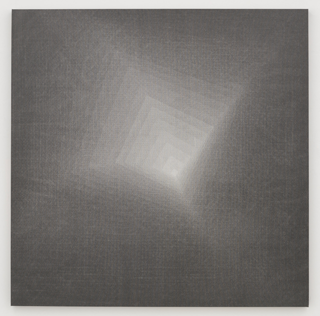 Liu Wentao. Untitled, 2015. Graphite on canvas, 78 3/4 x 78 3/4 in (200 x 200 cm). © the artist. Photograph © White Cube (George Darrell).