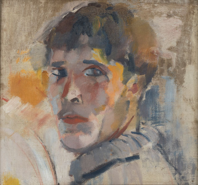 Rik Wouters. Portrait of Rik (without a hat), 1911. Oil on canvas, 30 × 32 cm. Private collection. © Photograph: Vincent Everarts Photographie, Brussels.