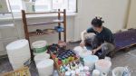 Xiyao Wang's studio. Photo courtesy Xiyao Wang and Perrotin.