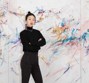 Xiyao Wang. Photo: Tizian Baldinger. Photo courtesy of the artist and MASSIMODECARLO.