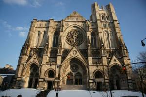 Cathedral of St John the Divine in Morningside Heights, Manhattan. Photograph: Miguel Benavides.