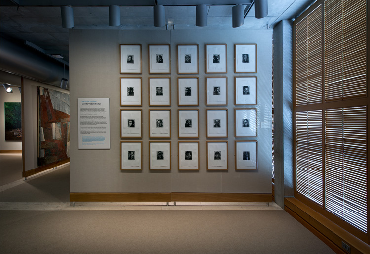 The Hilton Als Series, Lynette Yiadom-Boakye, installation view, Yale Center for British Art. Photo: Richard Capsule.