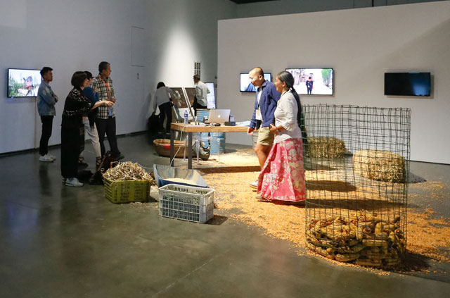 Yinchuan Biennale, 2018, installation view. Image courtesy Yinchuan Biennale.